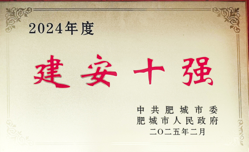 2024年度建安十强